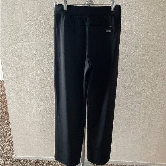 NWOT FIGS PIEDRA HIGH WAISTED STRAIGHT LEG FORMX SCRUB PANTS--XSMALL--BLACK - Picture 6 of 10